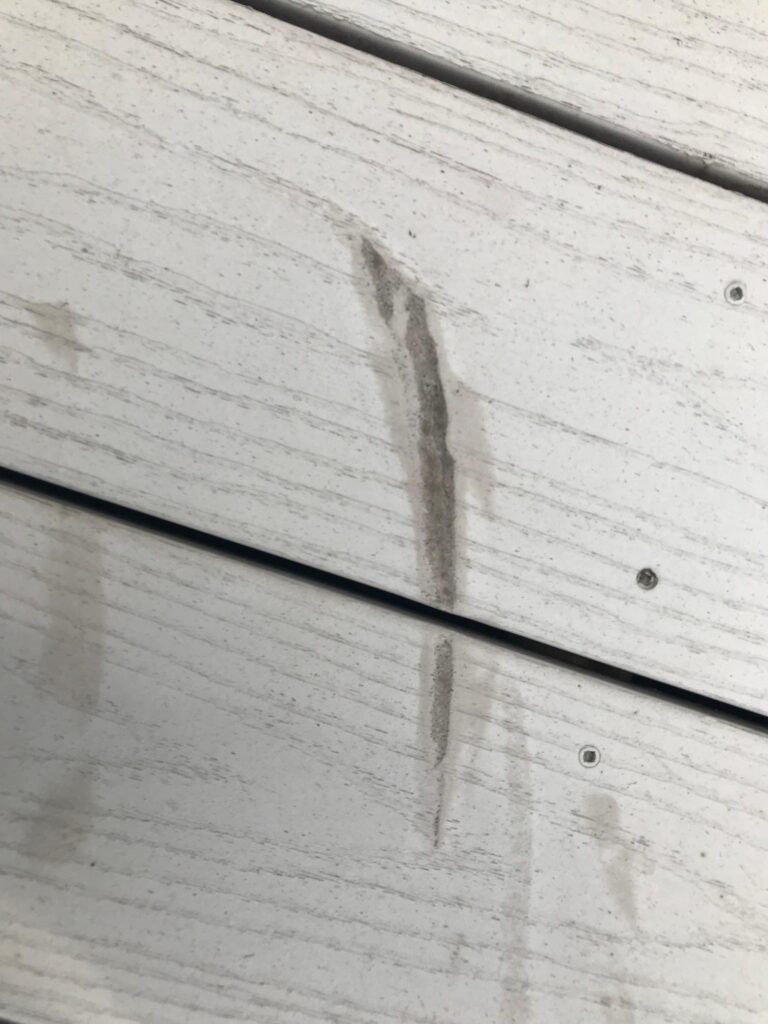 pressure washing composite damage