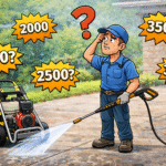 what is the highest psi my driveway should be pressure washed at