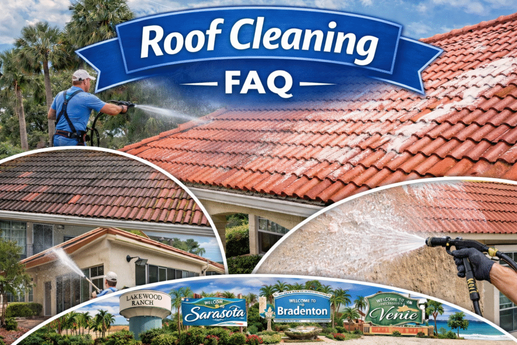 Roof Cleaning Frequently Asked Questions (FAQ)