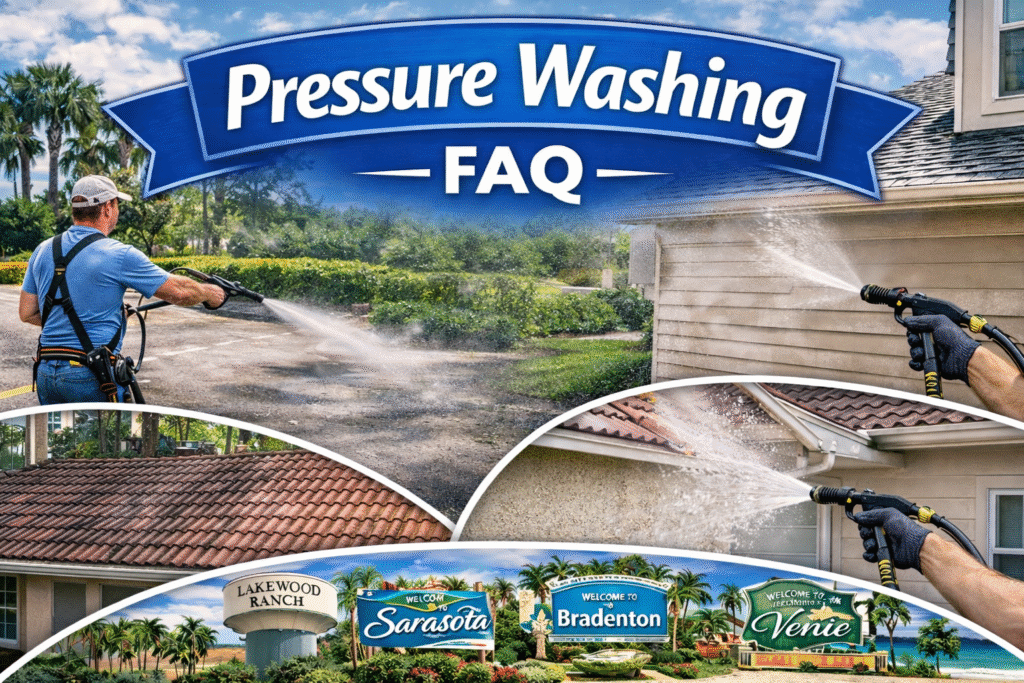 Pressure Washing Frequently Asked Questions (FAQ)