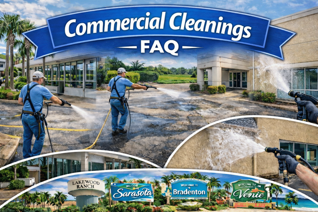 Commercial Cleanings Frequently Asked Questions (FAQ)