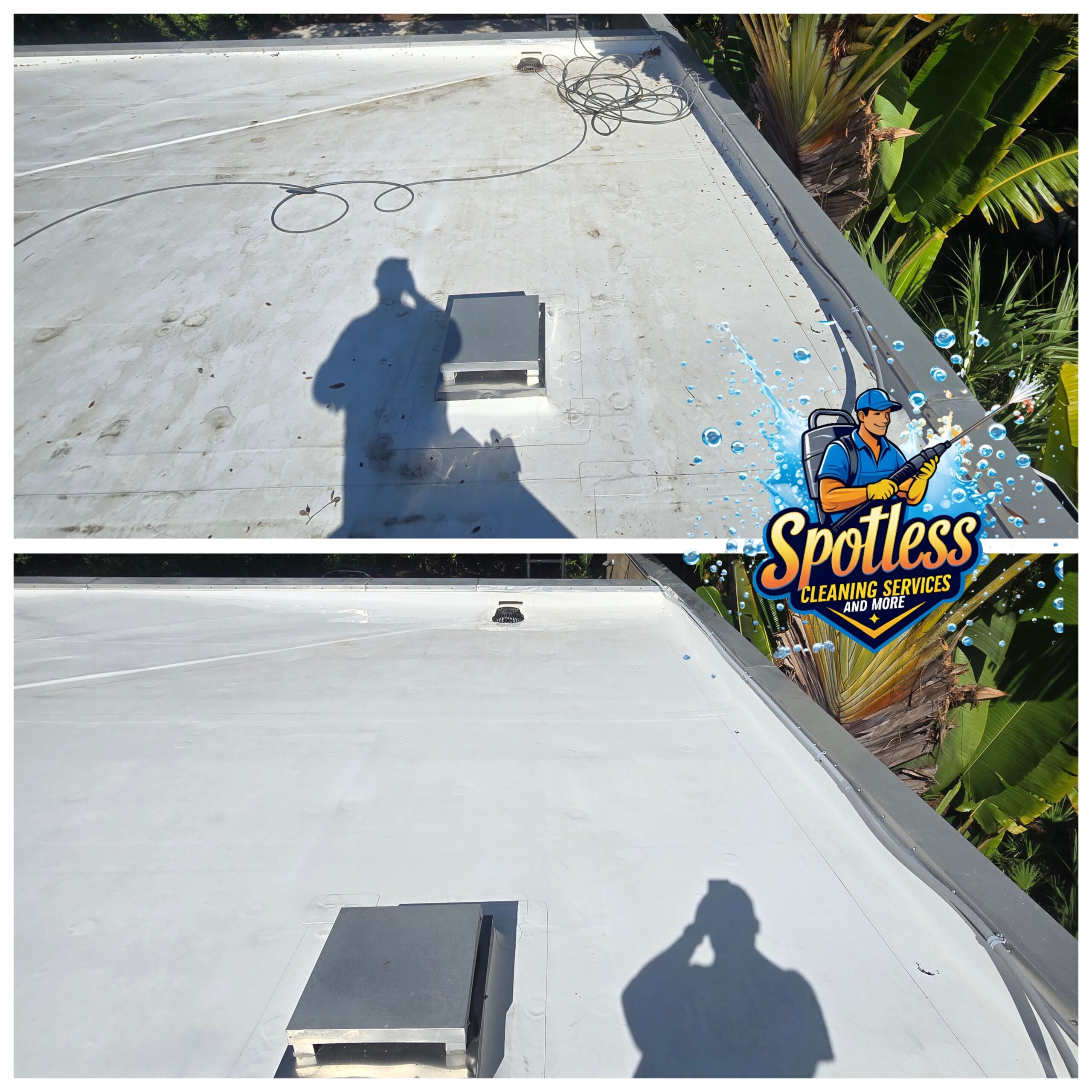 Commercial Flat Roof Cleanings
