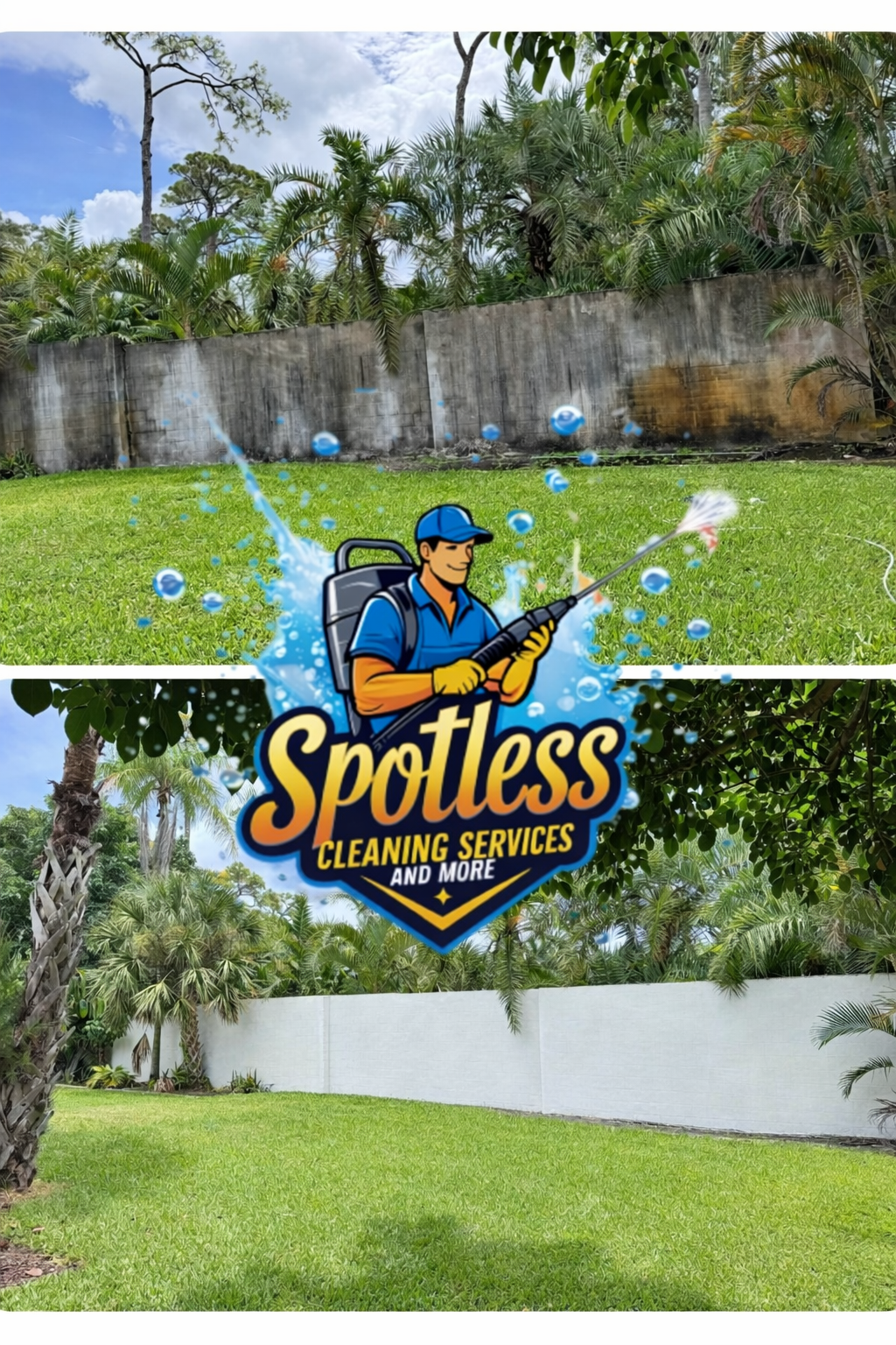 Neighborhood Wall / Fence Cleaning