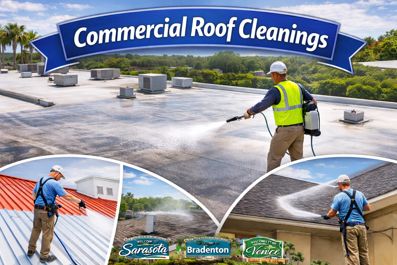 Commercial Roof Cleaning