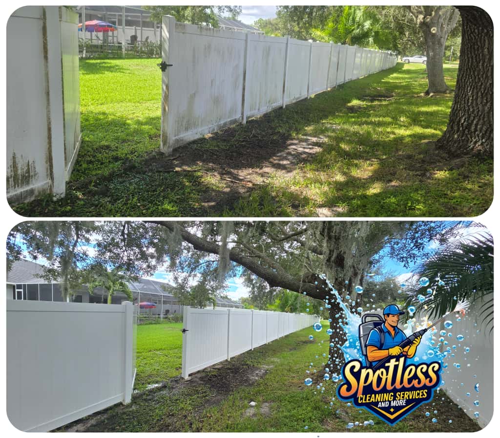 Fence Pressure Washing / Soft Washing in Lakewood Ranch