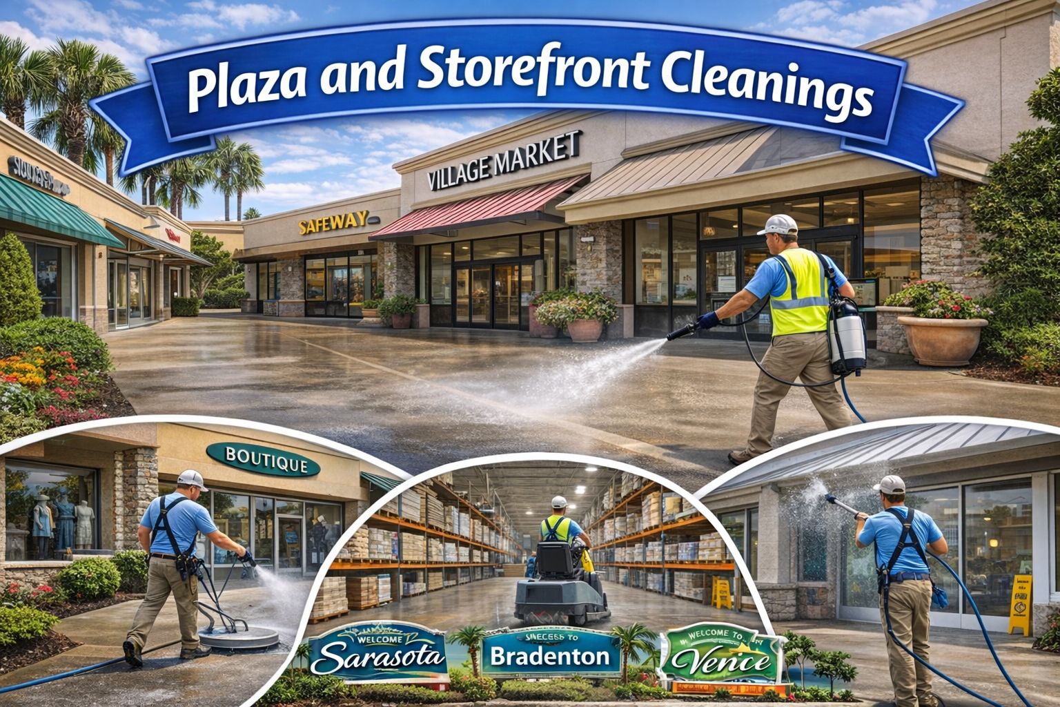 Plaza and Storefront Cleaning