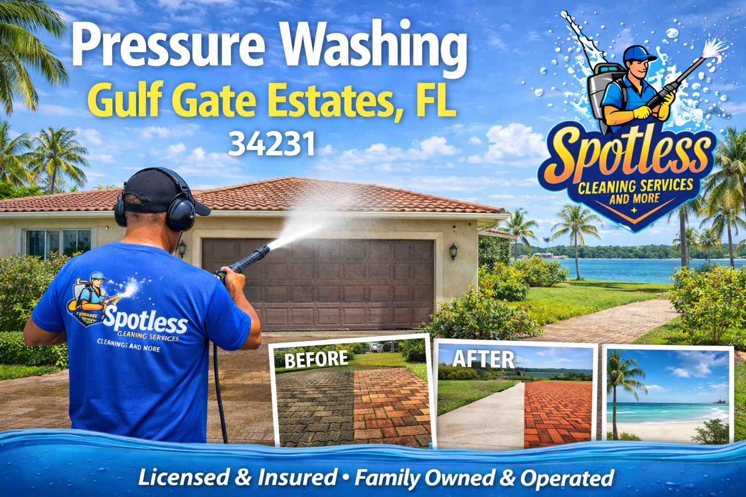 Gulf Gate Estates Florida Pressure Washing
