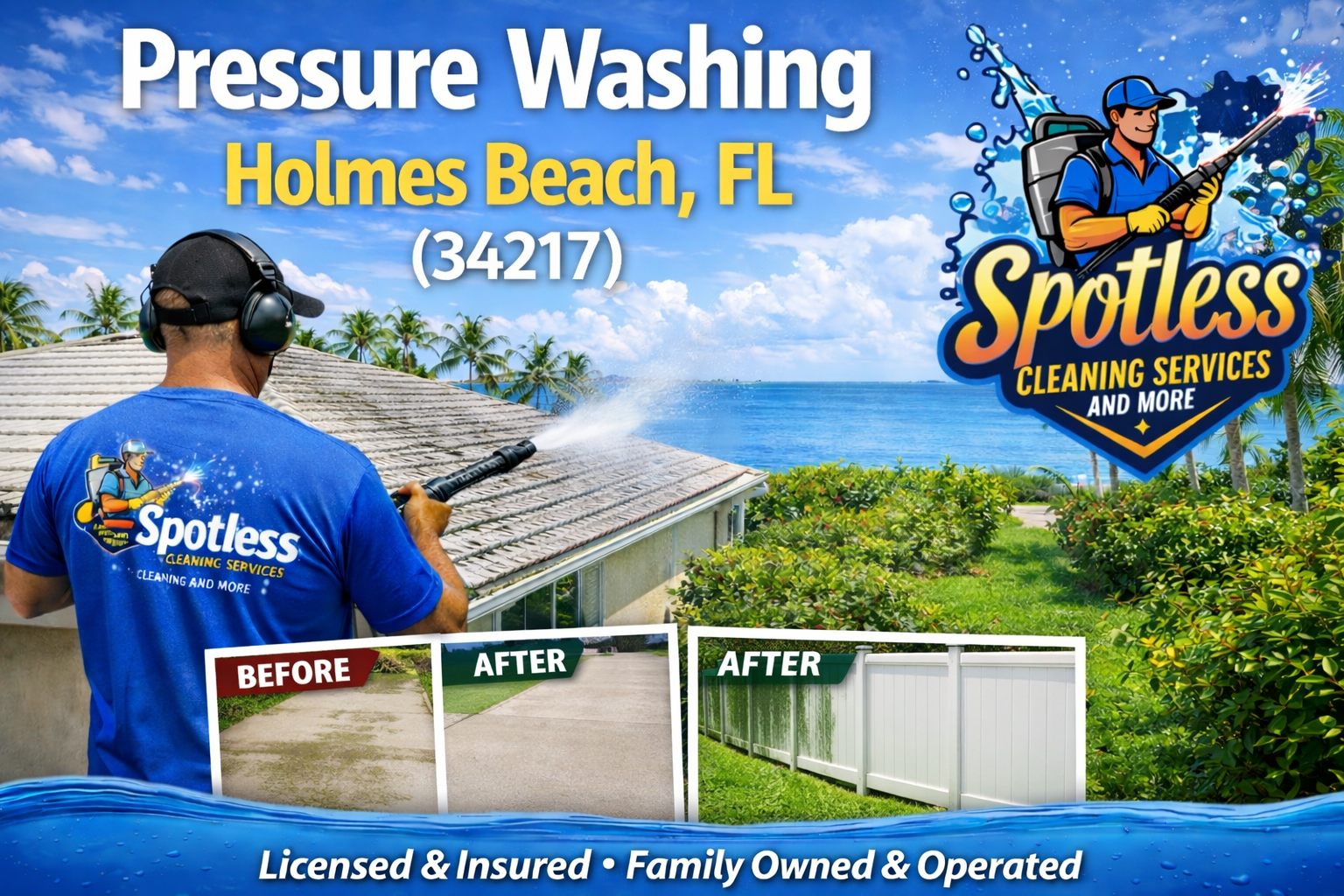 Holmes Beach Florida Pressure Washing