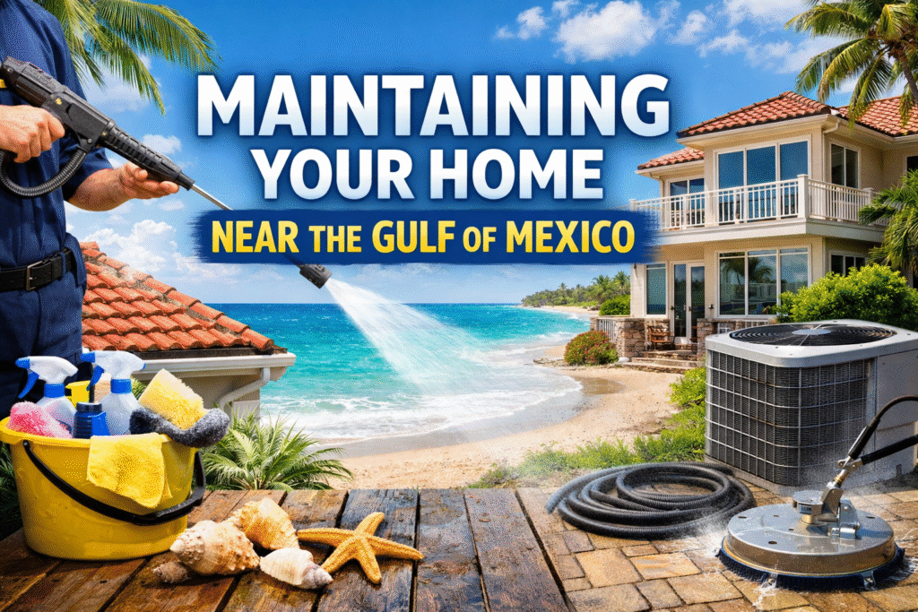pressure washing near me maintaining your home near the gulf of mexico