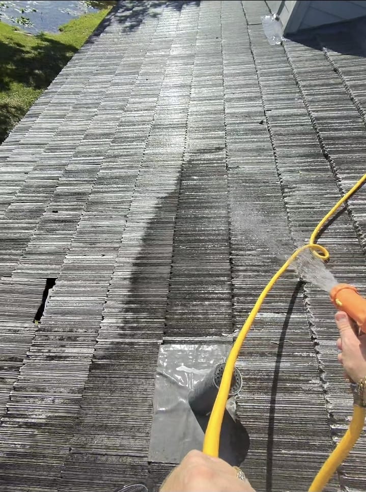 Tile Roof Soft Washing in Sarasota Florida