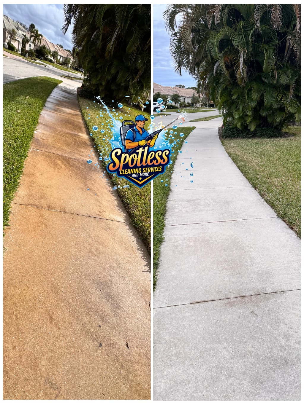 sidewalk cleaning in sarasota florida