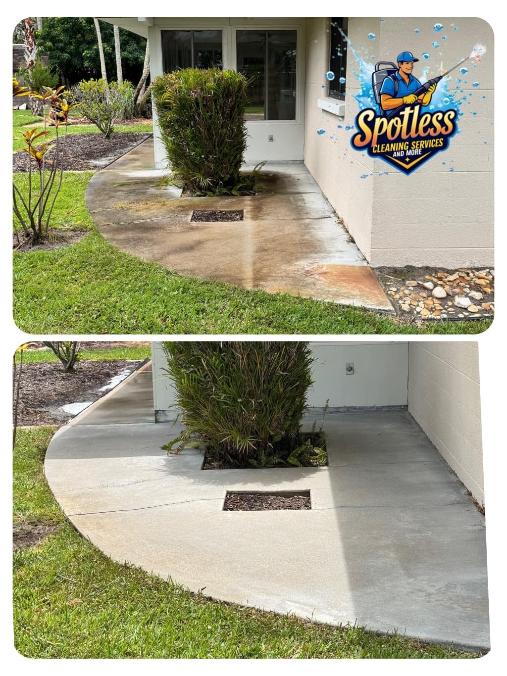 Backyard patio and exterior cleaning in Sarasota and Manatee County