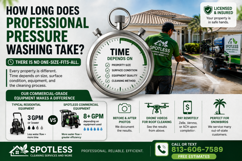 How Long Does Professional Pressure Washing Take
