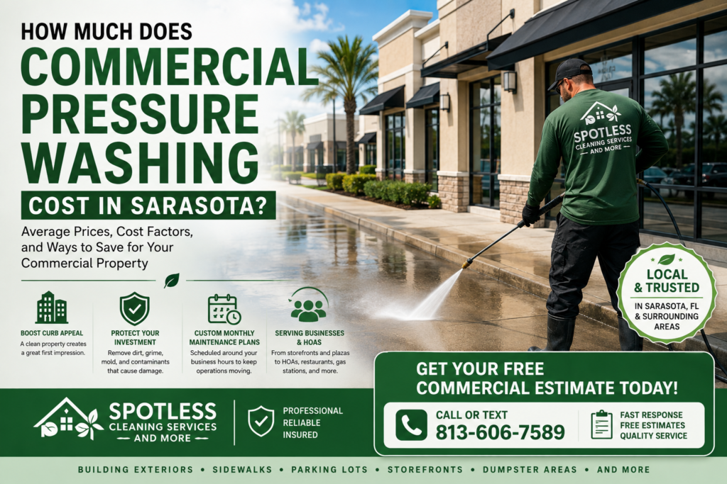 How Much Does Commercial Pressure Washing Cost in Sarasota