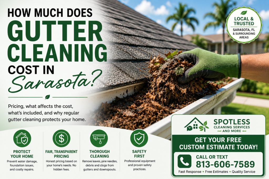How Much Does Gutter Cleaning Cost in Sarasota