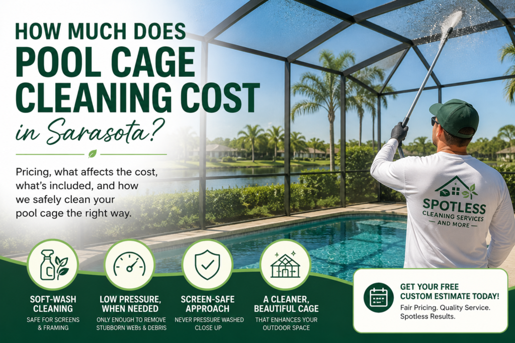 How Much Does Pool Cage Cleaning Cost in Sarasota
