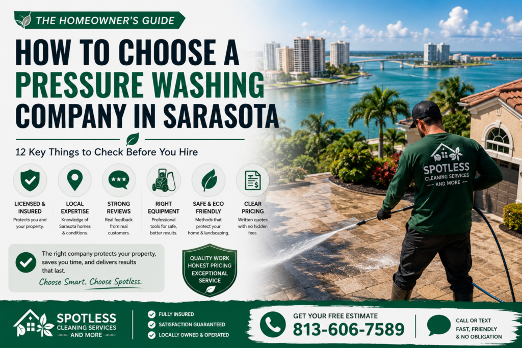 How to Choose a Pressure Washing Company in Sarasota