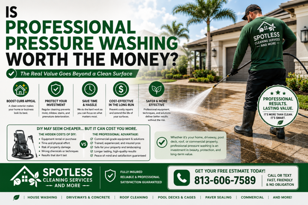 Is Professional Pressure Washing Worth the Money