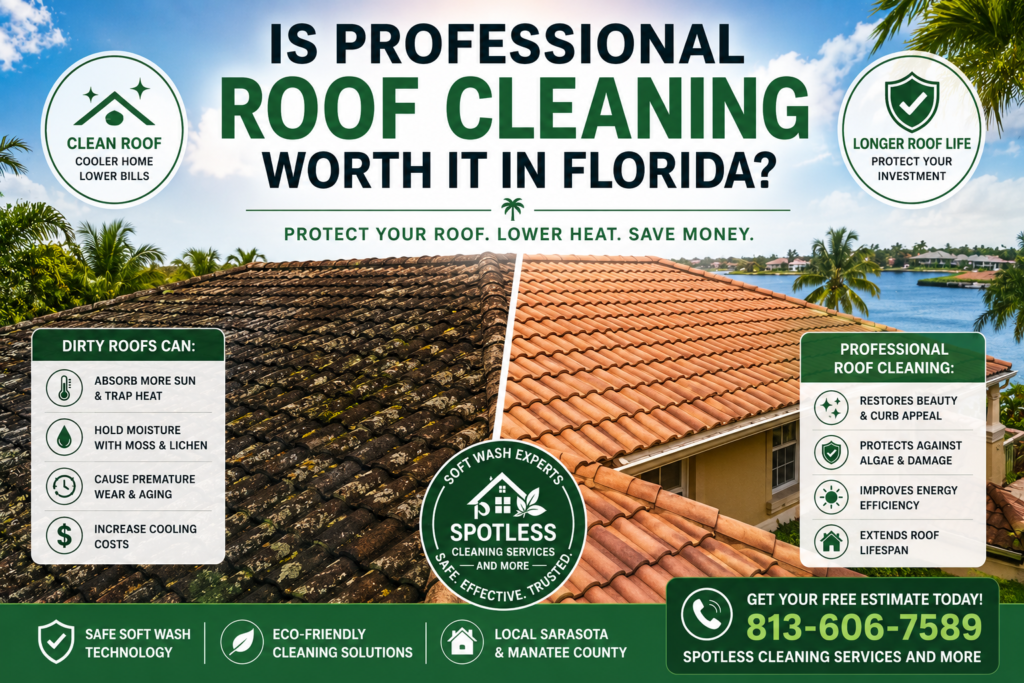 Is Professional Roof Cleaning Worth It in Florida