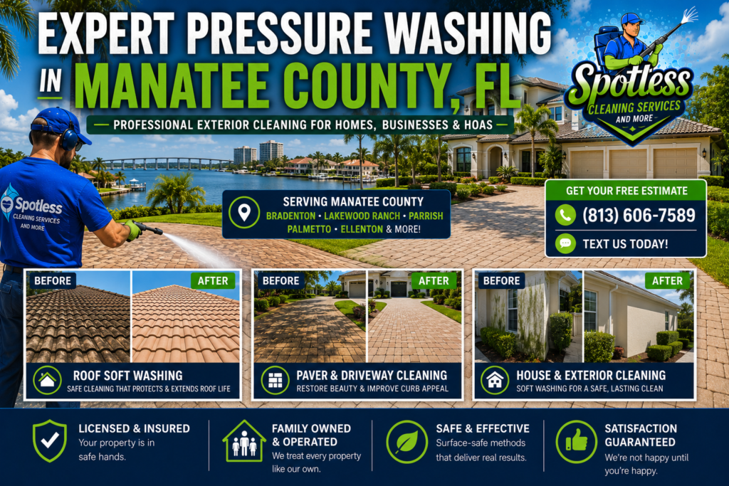 Manatee County Pressure Washing Soft Washing