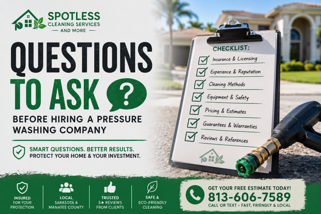 Questions to Ask Before Hiring a Pressure Washing Company
