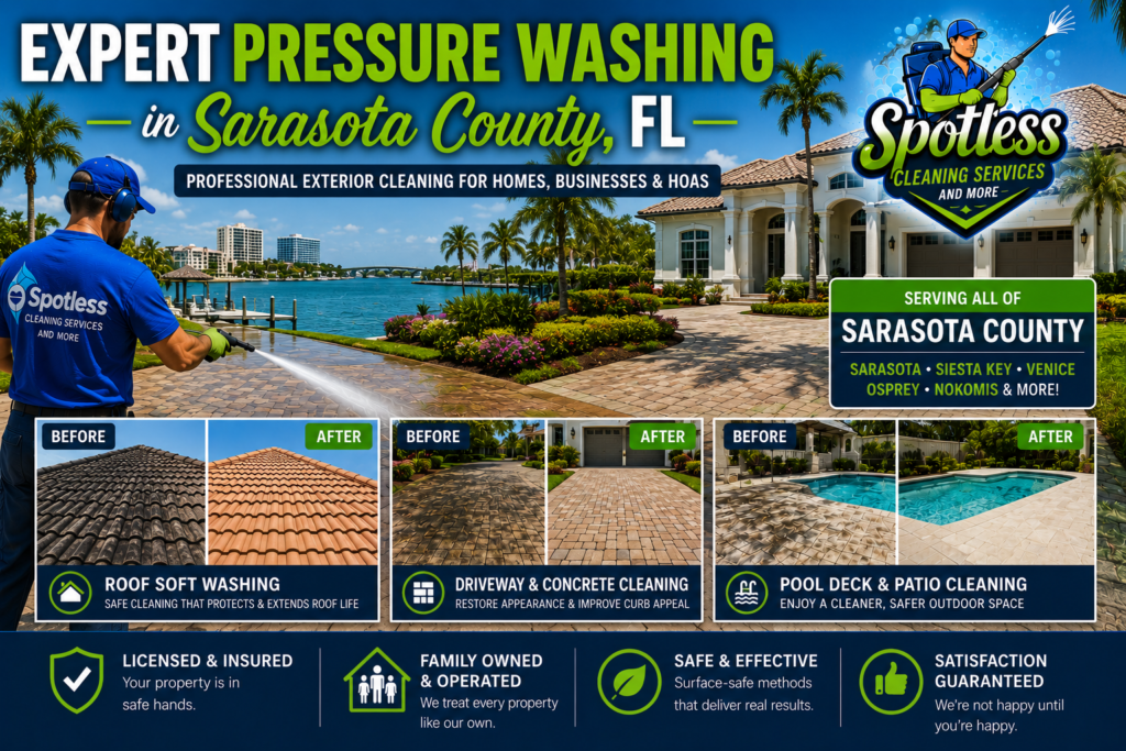 Sarasota County Pressure Washing Soft Washing