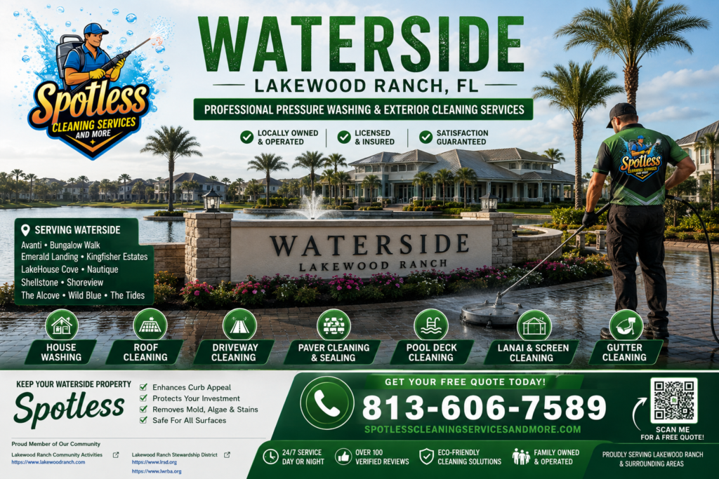 Pressure Washing Waterside Lakewood Ranch