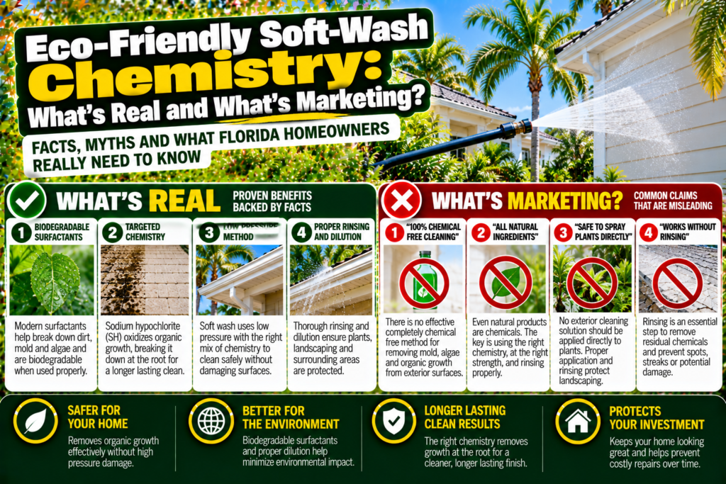 eco-friendly soft wash chemistry