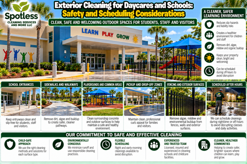 Exterior Cleaning for Daycares