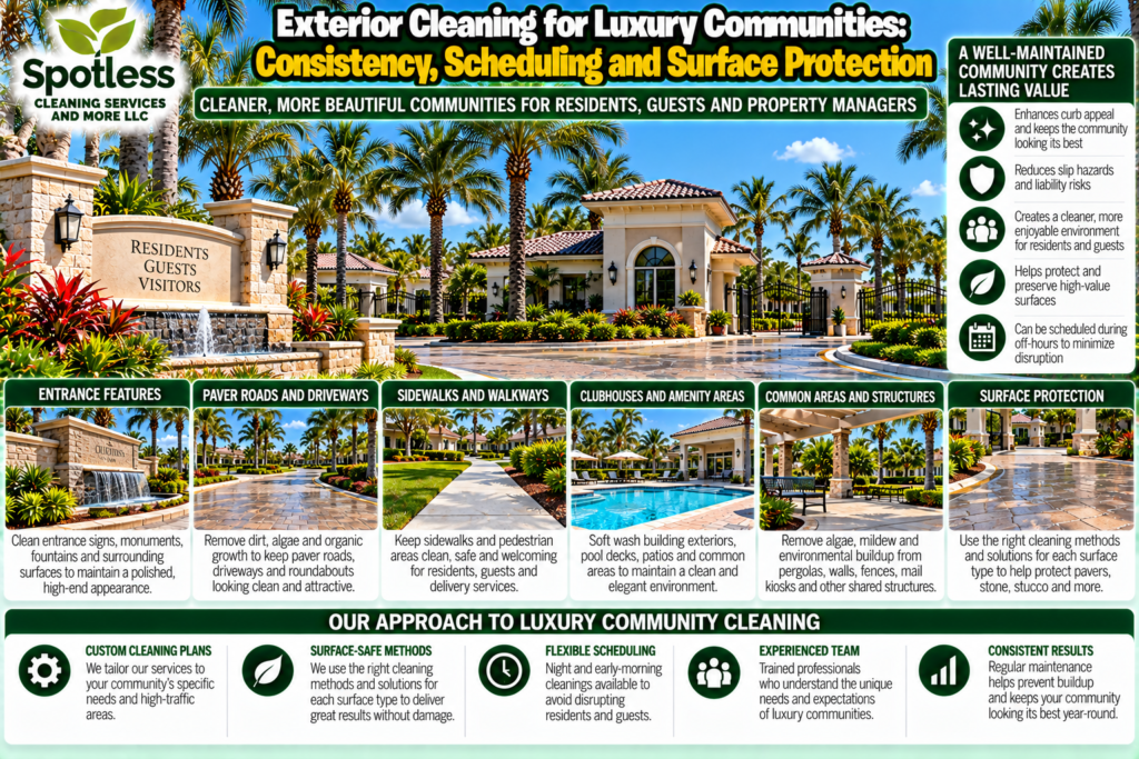Exterior Cleaning for Luxury Communities