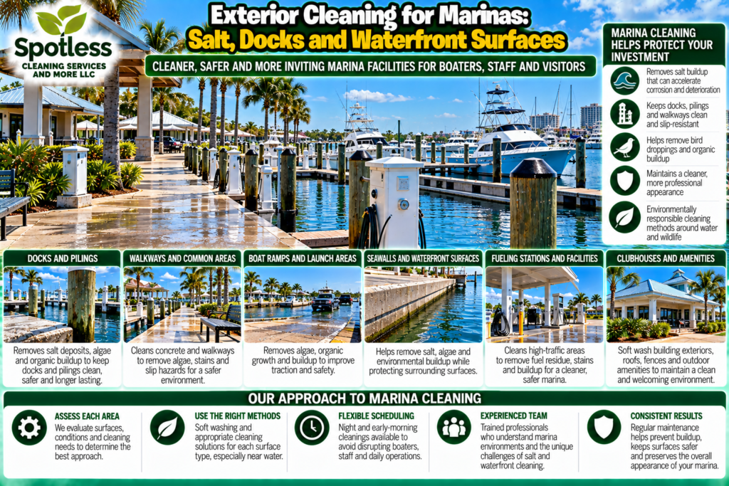 Exterior Cleaning for Marinas