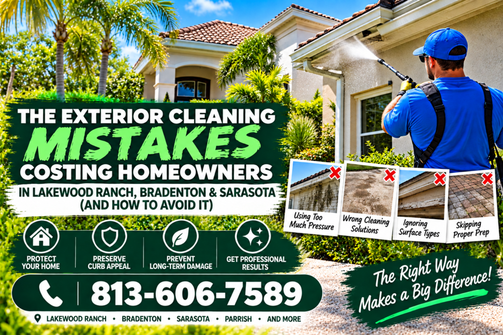 exterior cleaning mistakes