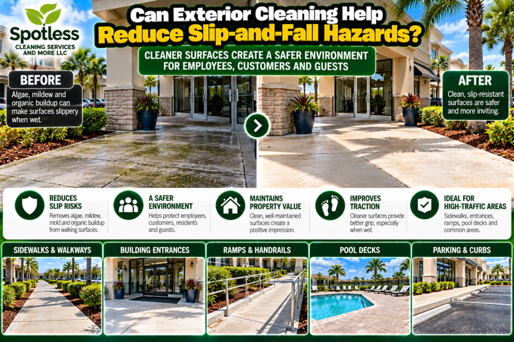 can pressure washing improve a commercial property
