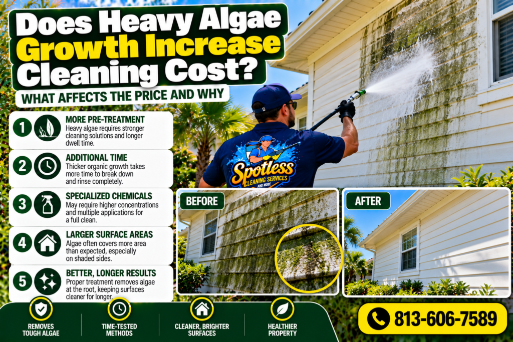 heavy algae cleaning cost