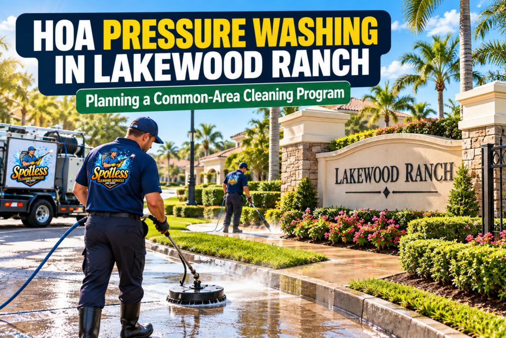 hoa pressure washing lakewood ranch