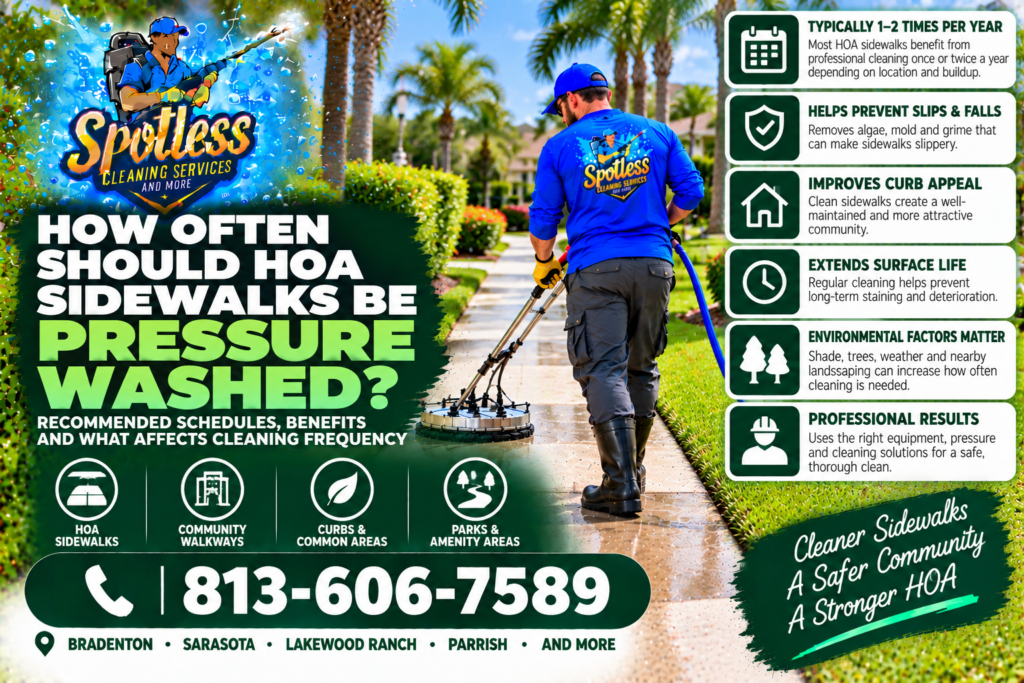 hoa sidewalk pressure washing