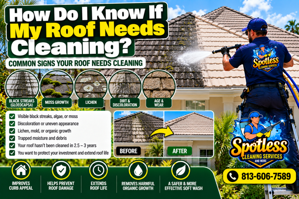 signs my roof needs cleaning