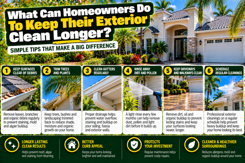 keep your home exterior clean longer