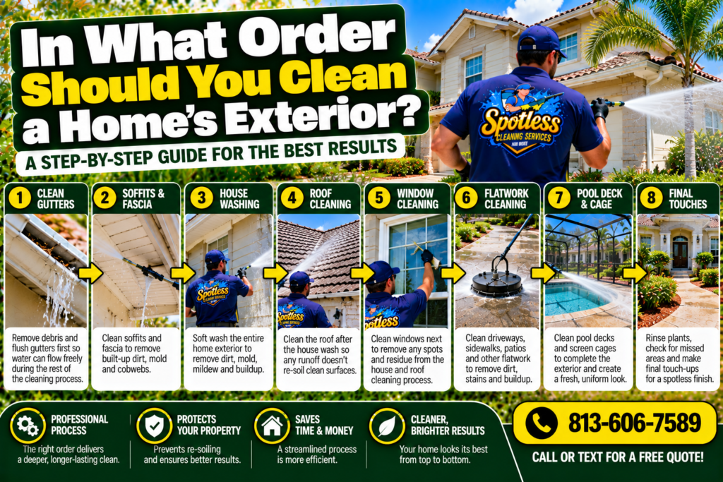 exterior cleaning order