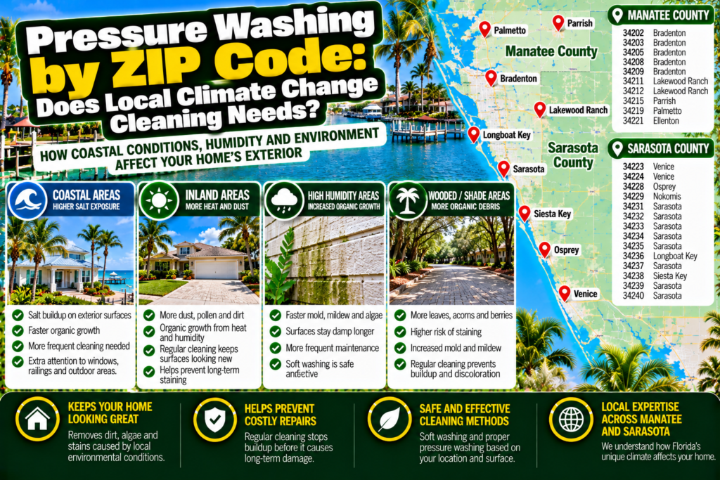 pressure washing by zip code