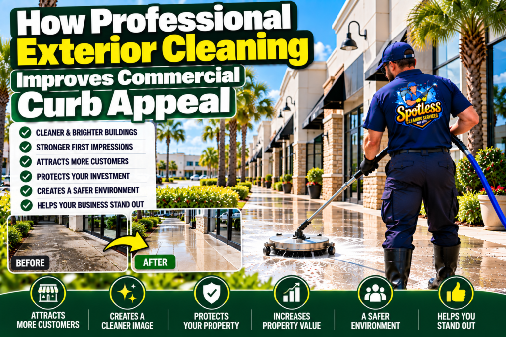 commercial curb appeal cleaning