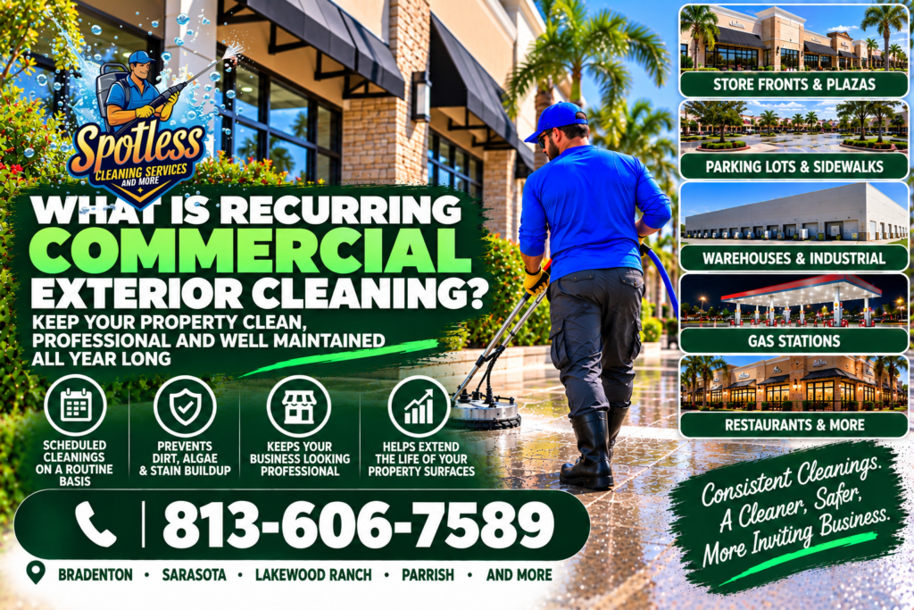 recurring commercial exterior cleaning