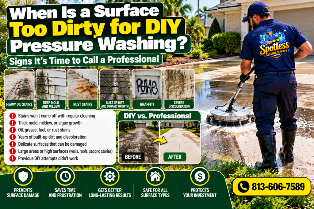 DIY pressure washing