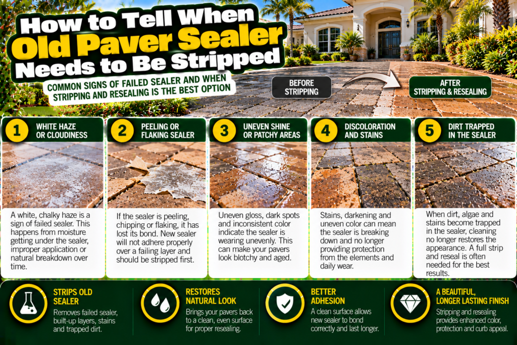 old paver sealer needs to be stripped
