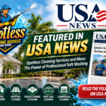 Spotless Cleaning Services USA News feature on professional soft washing